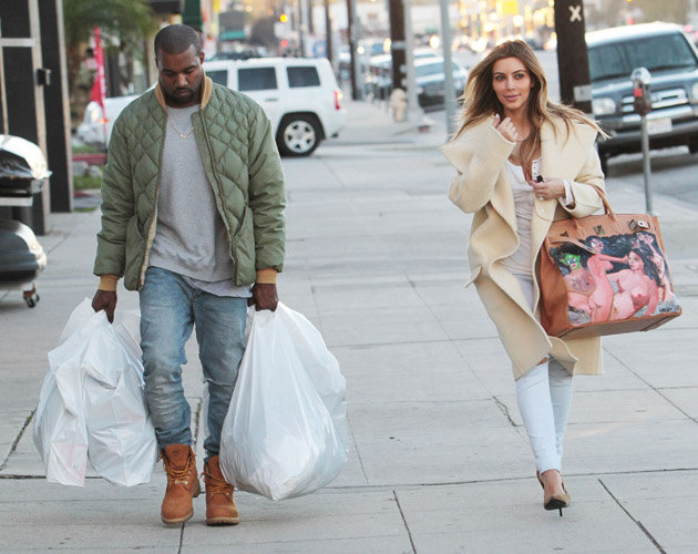 Kanye West Kim Kardashian - Birkin Bag George Condo