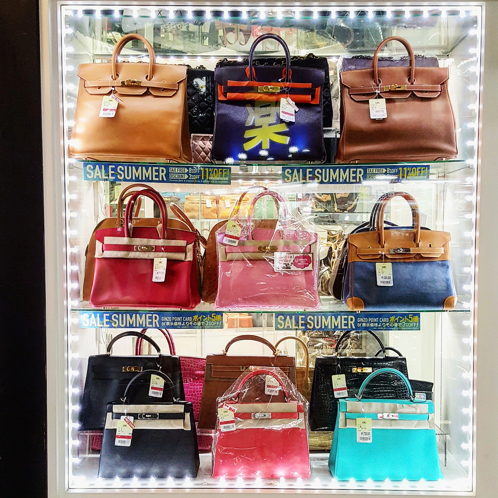 10 Secondhand Hermes Handbag shops in Osaka Japan 